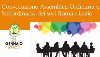 Convocazione assemblea ordinaria e straordinaria dei soci di Ailar Roma e Lazio